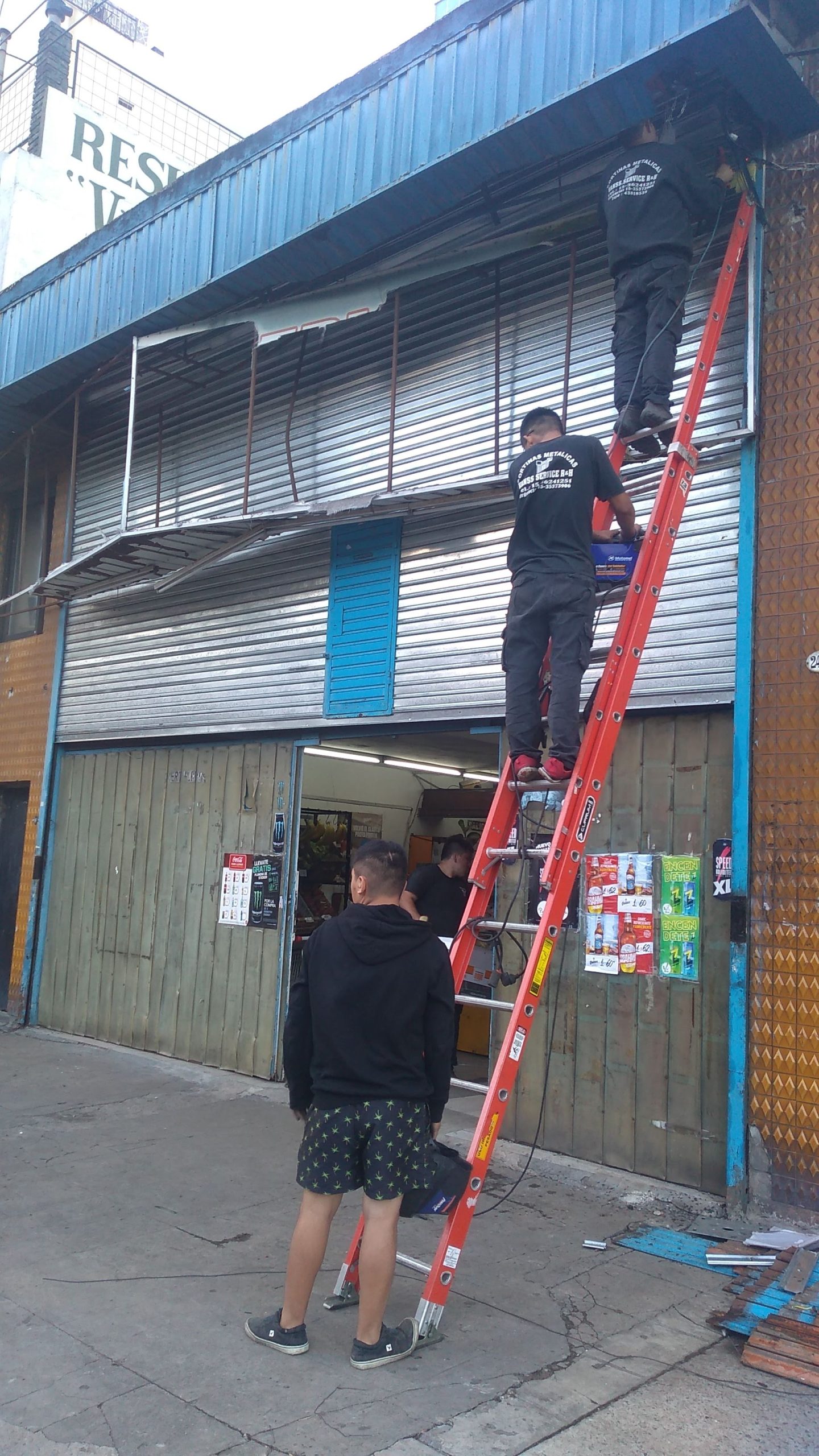 Trabajo realizado Cortina Metálica Vanss 6